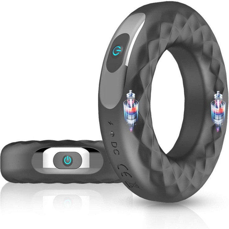 10-Frequency Vibrating Locking Ring with Remote Control, Silicone Cock Ring and Prostate Massager — detail image 5