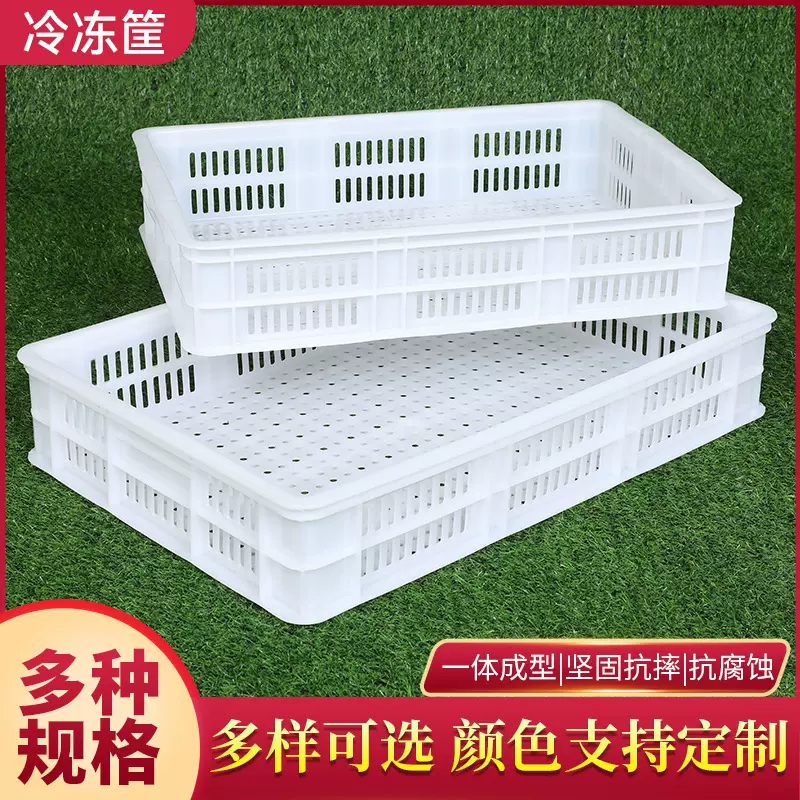 塑料冷冻筐晾晒盘烘干盘冷冻盘筐果蔬单冻器厂家批发塑料框周转箱