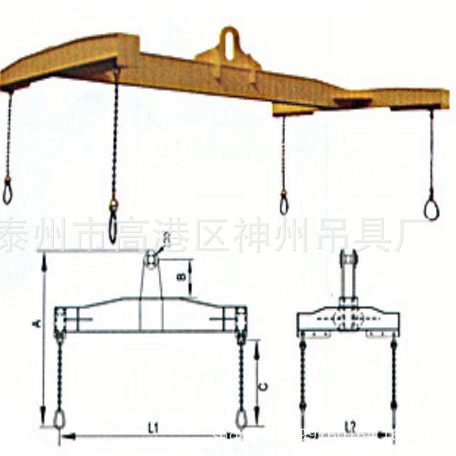 厂家直销 起重梁吊具 框架式吊梁  H型平衡梁 保质一年