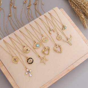 ��ʽ��ɫţ�^�������P����䓲���ɫ18k�Ƕ�ʯʮ�ּ��ƷŮ