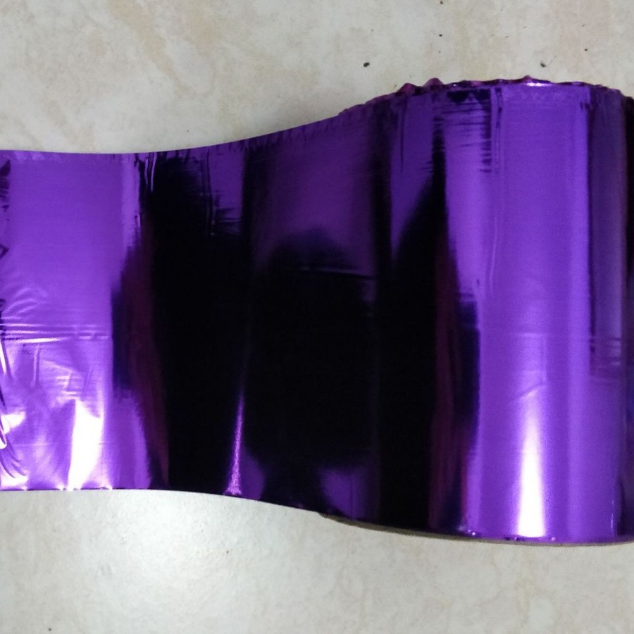 高温染聚酯深咖亮纸PET材料金属闪亮藏青色膜加厚橘色彩金纸