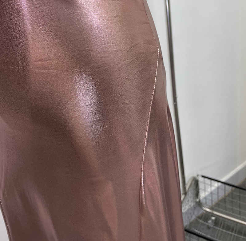 Sexy Liquid Metal Color Sling Dress with Chest Pad Dress 9 Sexy Liquid Metal Color Sling Dress with Chest Pad Dress