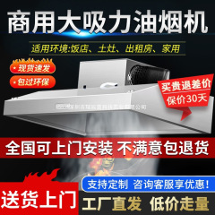 抽油烟机商用净化器环保一体机小型饭店农村土灶直排大吸力排烟罩