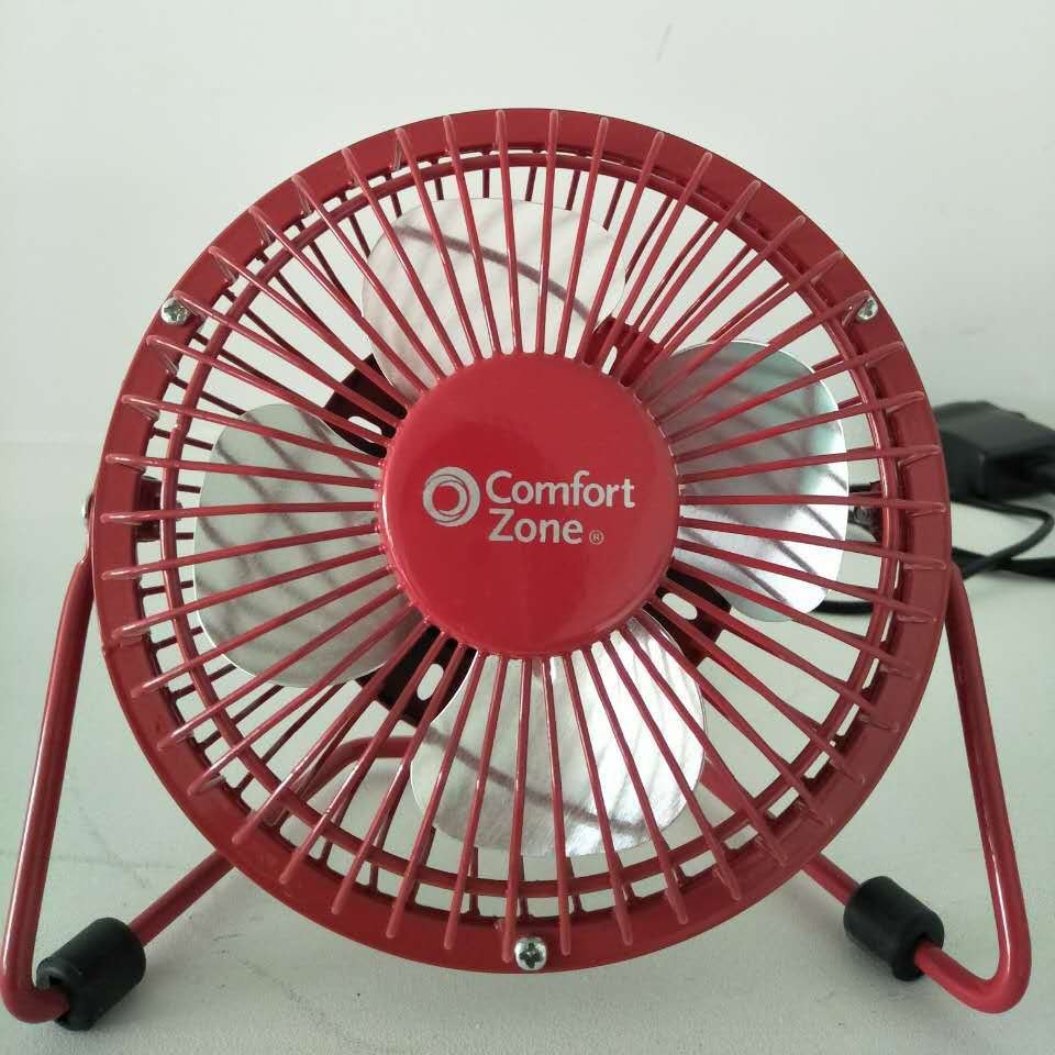 USB mini ventilador de escritorio portátil ventilador de hierro forjado fabricante personalizado aire acondicionado de oficina multicolor ventilador pequeño