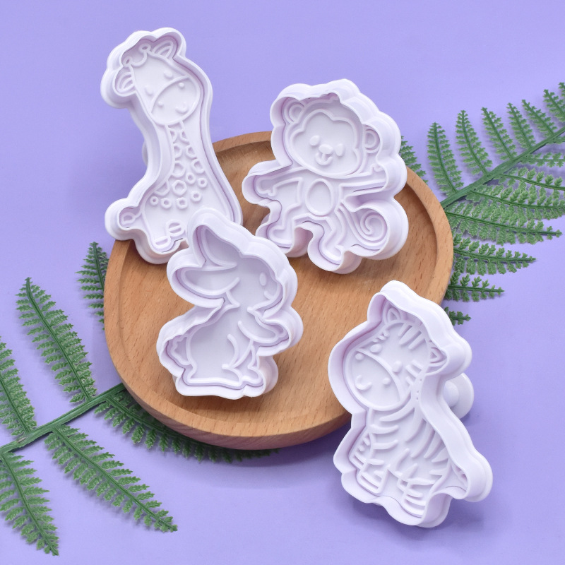 Molde creativo de plástico para decoración, simulación de galletas, herramientas de repostería DIY, set para pasteles, postres y repostería.