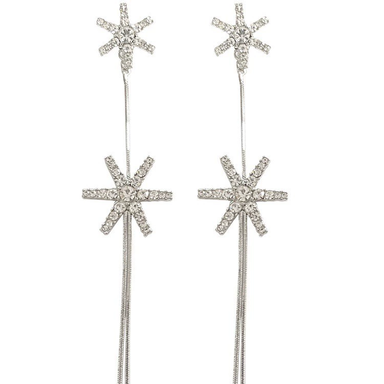 Earrings 925 silver, Korean simple elegant design, long dangling & stud options, lightweight