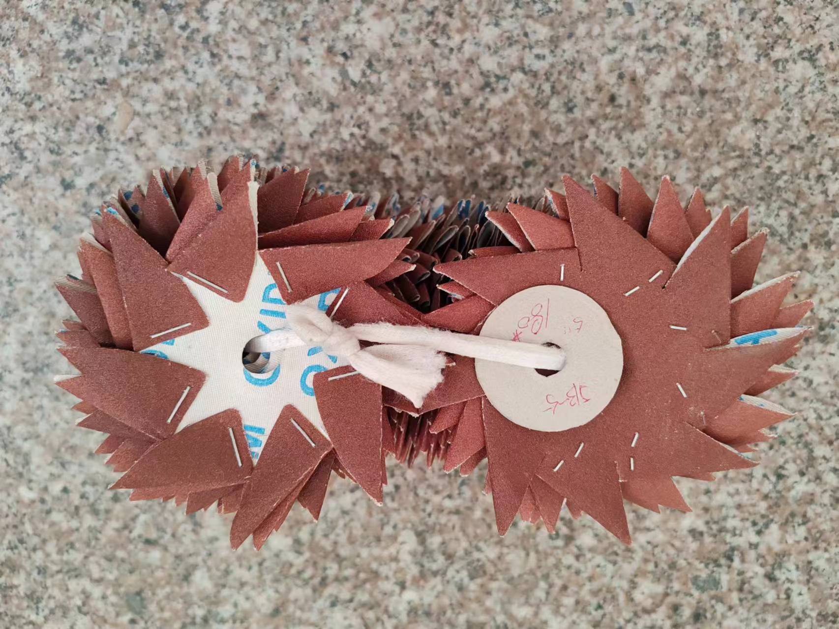 八角砂4寸5寸6寸八瓣砂砂布片边角角缝打磨片（可订）砂纸打磨片