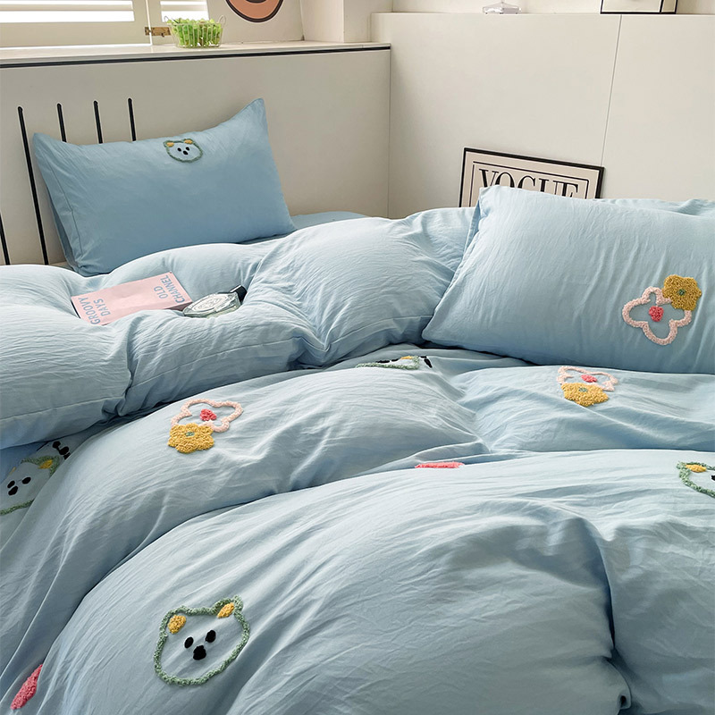 수건자수 - 귀여운 곰