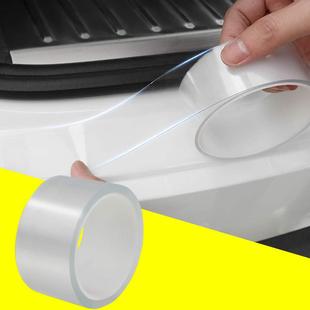 Car invisible transparent door sill anti-collision stickers car door anti-collision strip trunk anti-step stickers pedal protective stickers