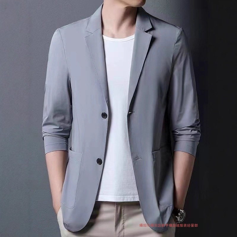 2025 Spring/Summer New Plus Size Sun-Protective Casual Men's Blazer Lightweight Business Suit Jacket 2025 Spring/Summer New Plus Size Sun-Protective Casual Men's Blazer Lightweight Business Suit Jacket