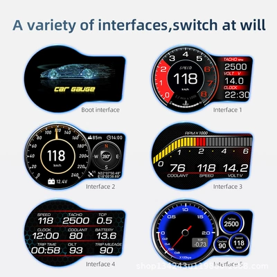F15 car modification obd instrument HUD automobile instrument