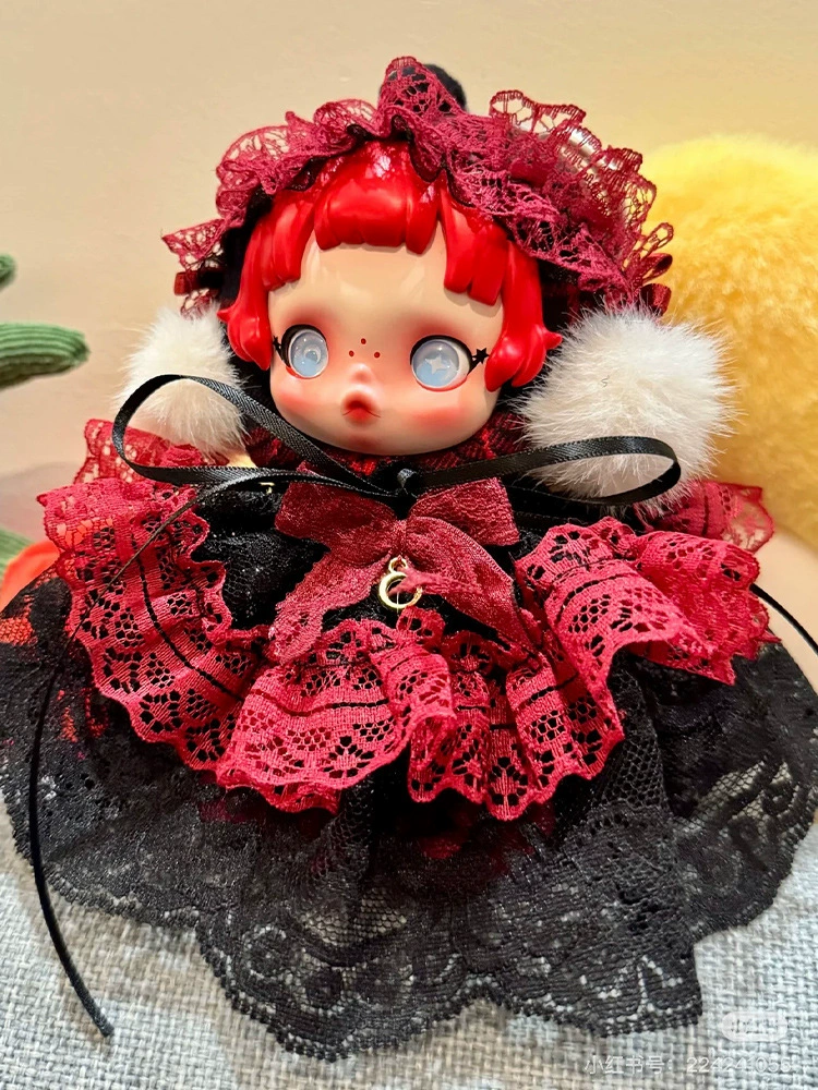 (DollPANDA) POP MART SKULLPANDA Light Weaver Garden зимняя серия движущихся кукол, одежда для куклы