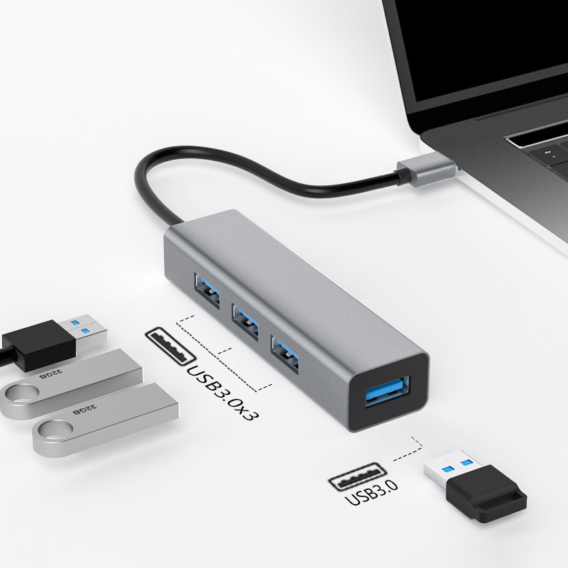 usb hub docking station USB3.0 one-to-four splitter plug and play 4-port HUB hub