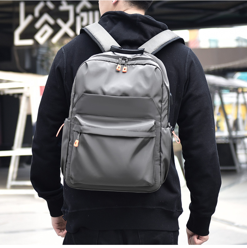 Bolsa de viaje de gran capacidad de negocios para hombres simple anti-derramamiento bolsa de computadora de viaje al aire libre mochila de estudiantes