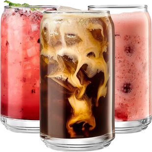 Amazon's Best Selling High-Looking Coffee Juice Cup Ins Style Glass Water Cup Wholesale Coke Cup Water Cup Coffee Cup
