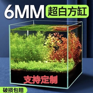 Ultra-Clear Glass Fish Tank Ultra-Clear Square Tank Small Stream Tank [Big Sale] Ecological Tank Betta Tank