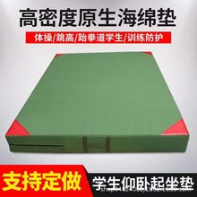 空翻体育垫子折叠加厚跳高海绵垫跆拳道垫攀岩训练舞蹈体操防护垫