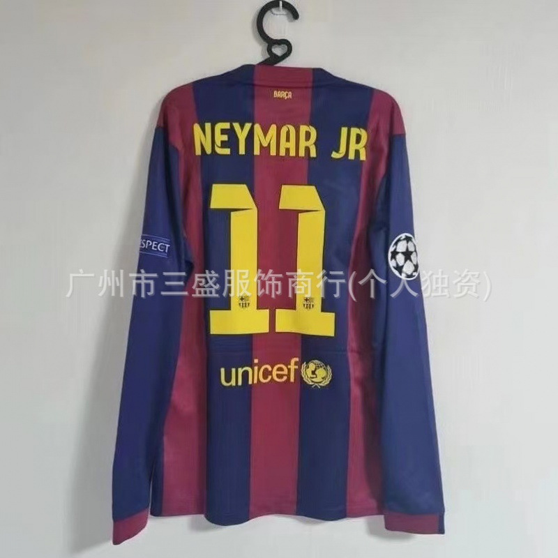 12-13 Camiseta de fútbol de casa de Neymar Santos