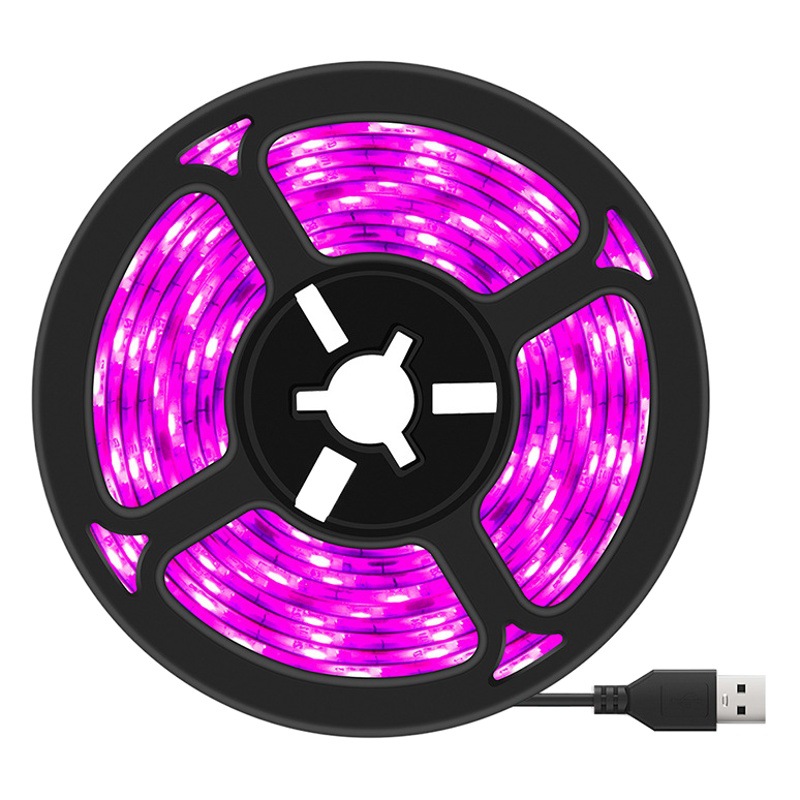 Lámpara de crecimiento de plantas LED de espectro completo lámpara de planta impermeable con USB Lámpara de plantación de luz de relleno suculento de flor doméstica