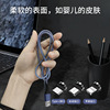Magnetic data cable liquid silicone one drag three charging cable three -in -one magnetic suction wire blind plugging round head magnetic suction wire wholesale