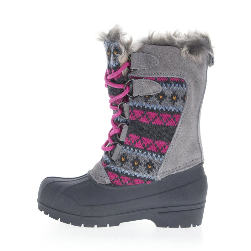 Botas de caza de patos botas de nieve botas impermeables y cálidas botas de nieve de invierno para niños y niñas