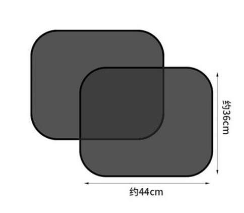 Car sunshade sunshade curtain, light-proof and heat-insulating suction cup mesh window sunshade manufacturer direct sale