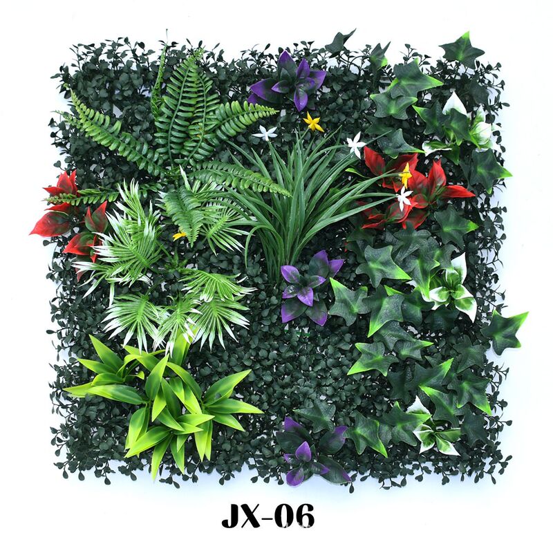 国境を越えた卸売模擬植物壁、偽植物造園、屋外偽芝生、緑の植物装飾背景、模擬偽花壁|undefined
