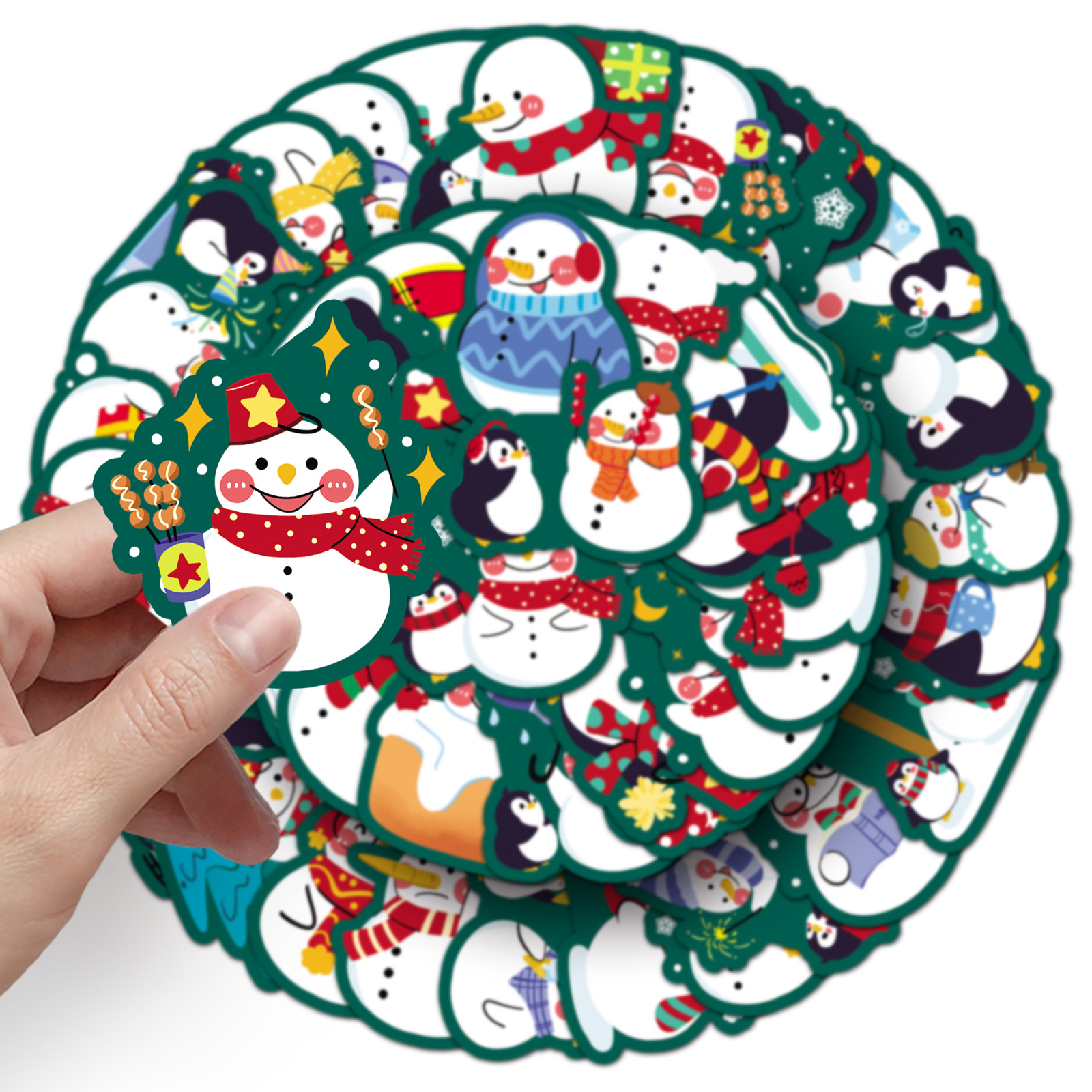 Cute Style Christmas Cute Snowman PVC School Party Accessories