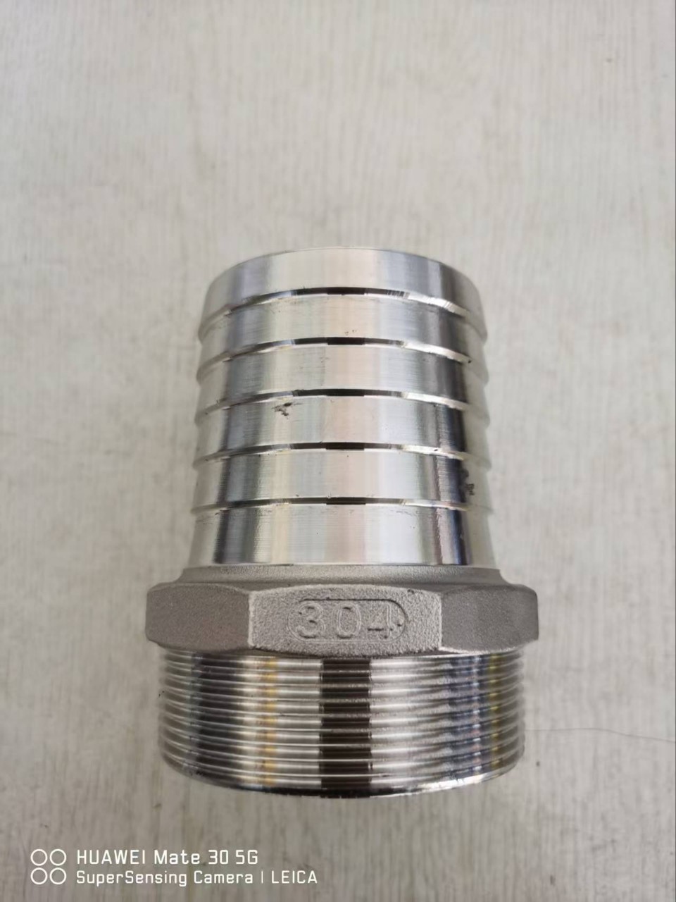 304不锈钢六角宝塔接头皮管接头DN65一76