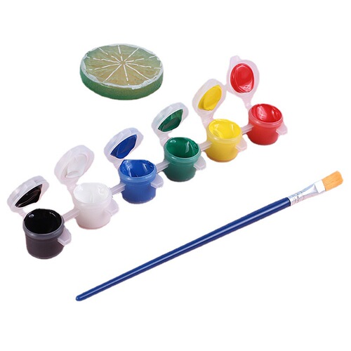 6-in-1 Acrylic Paint Set for Kids DIY Doodle Painting Art Supplies Coloring and Creation Kit