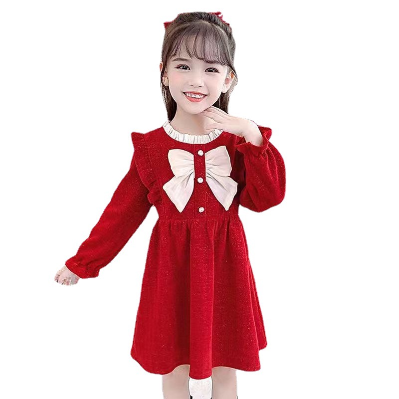 Ch, styles printemps-automne, robes à manches longues de haute qualité, à la mode et élégantes pour les filles plus âgées,_voghion.com