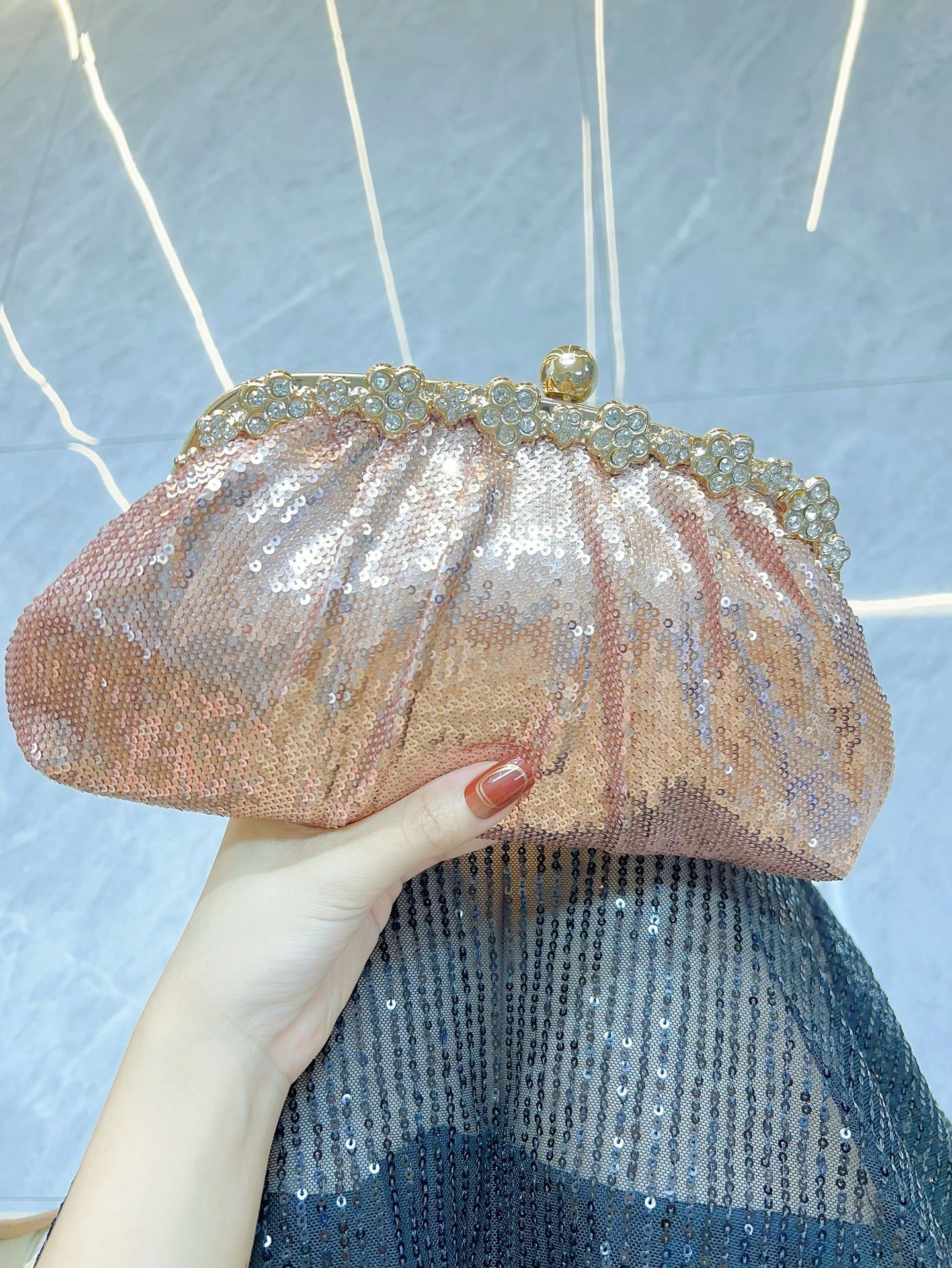 Pochette da sera elegante per donna borsa da cerimonia sposa_voghion.com