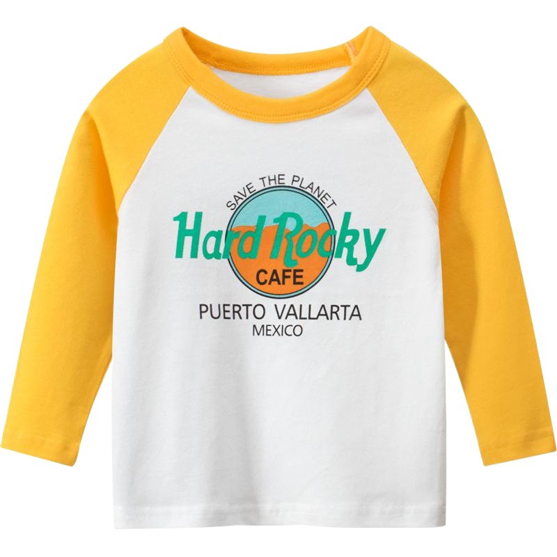 27 ropa para niños de marca para el hogar otoño nueva camiseta de manga larga de estilo coreano para niñas al por mayor ropa para bebés un envío