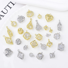 ���~΢��ʯ�僱�ɫ14K���׺���diy�ֹ�����朵����^������