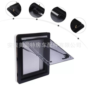 Rv Accessories Meigute Right-angle Outer Sliding Window Trailer Home Car Double-layer Acrylic Glass Modified Window