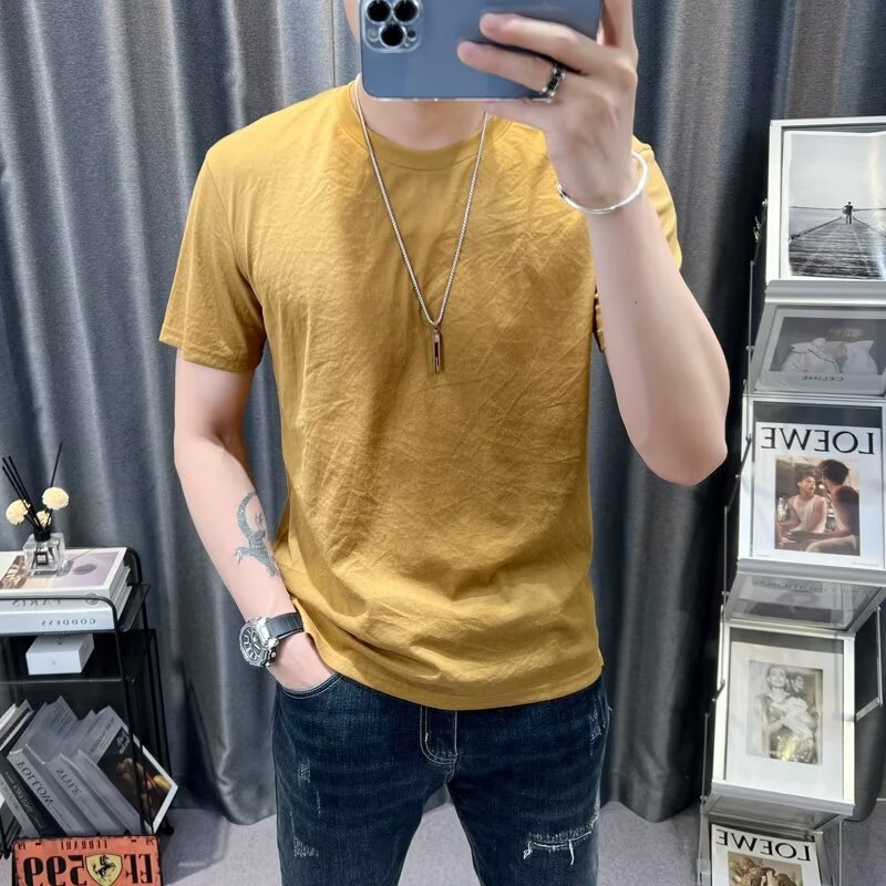 노란색