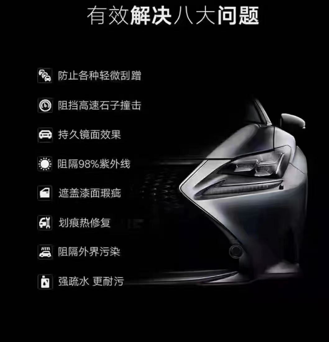 Car Tpu Invisible Car Wrap Paint Protection Film Roof Anti-Scratch Full Body Film Door Scratch-Resistant Car Use