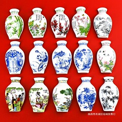 中国風陶磁器青花磁器花瓶冷蔵庫に記念品を貼った家庭装飾品ビジネスは老外ギフト磁石大を送る