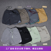FOG复线ESSENTIALS高街潮牌3M反光镭射夏季男女薄款抽绳短裤中裤