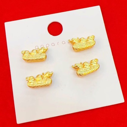 Hiekkakultainen apina-lohikäärme-hiiri-lohikäärmevene-kolmi-yhdessä-läpireikäinen horoskooppi lohikäärme punainen köysirannekoru pariskunnalle, pitkäaikainen haalistumaton_voghion.com