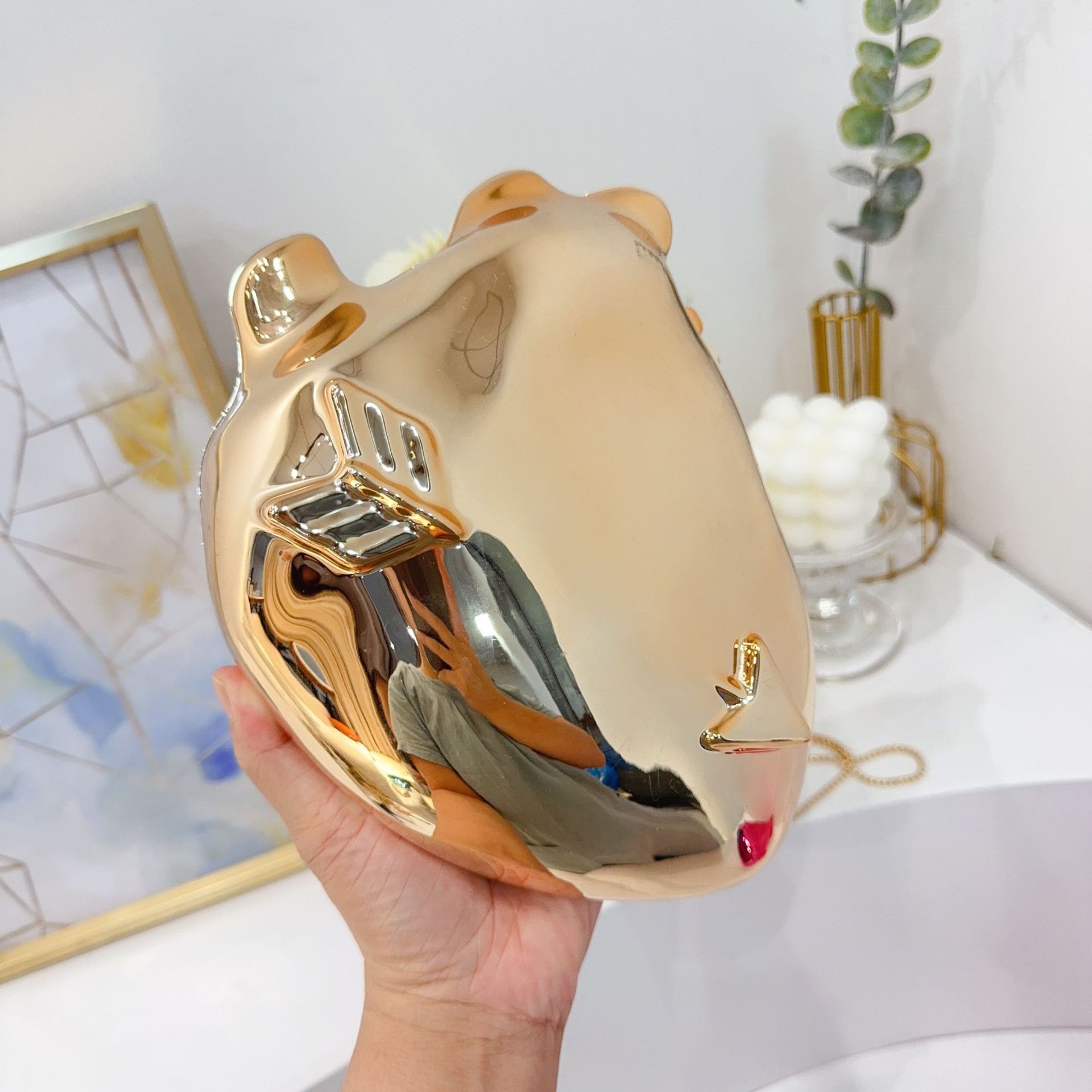 Nicho damas bolsas de cena en forma de corazón, bolsas acrílicas, bolsas de caja de diseño chic, bolsas de noche de hombro