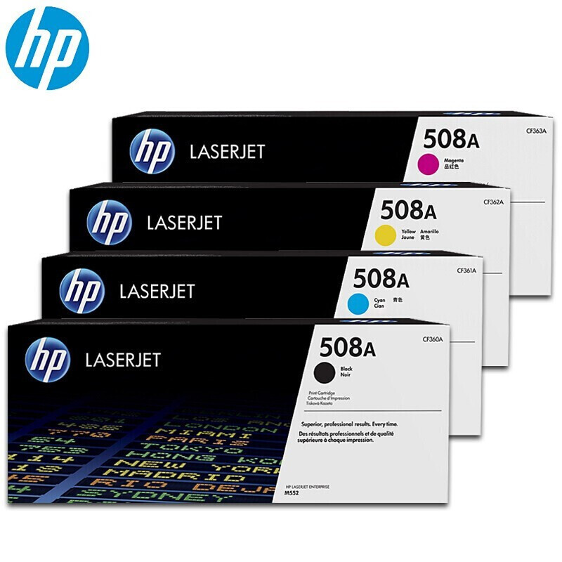 HP CF360A 508A Cartucho de tóner original para M553dn M577dn M576 552DN