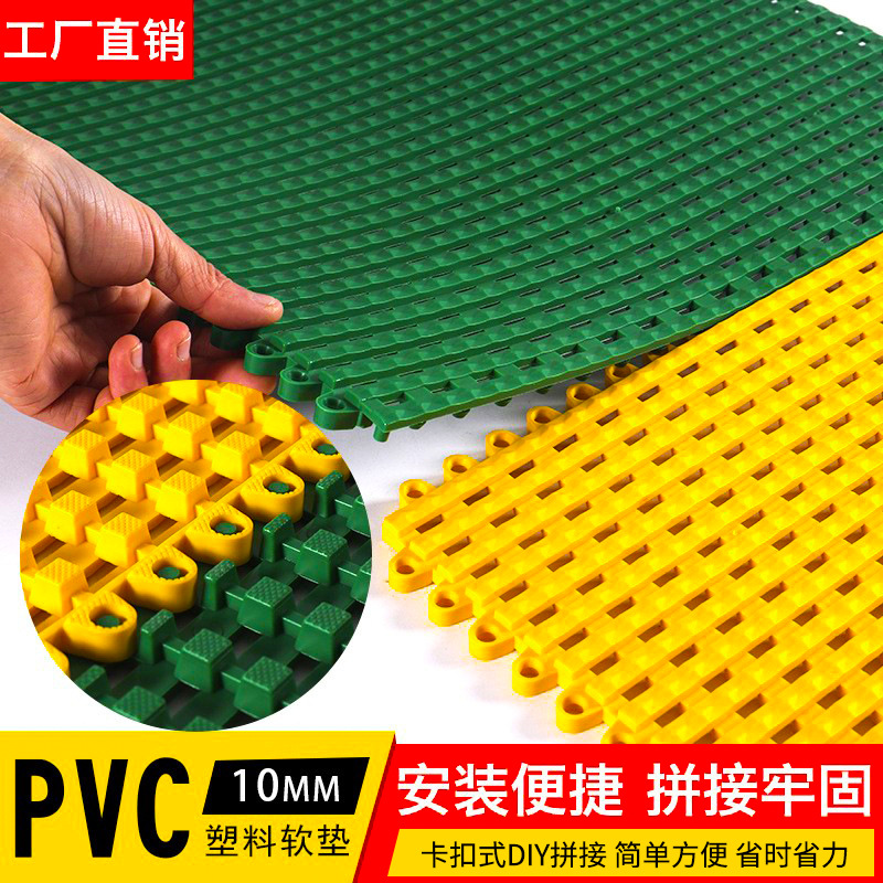 PVC rayado garaje subterráneo estera del piso de plástico cocina baño estera de plástico Taller de fábrica almacén estera del piso