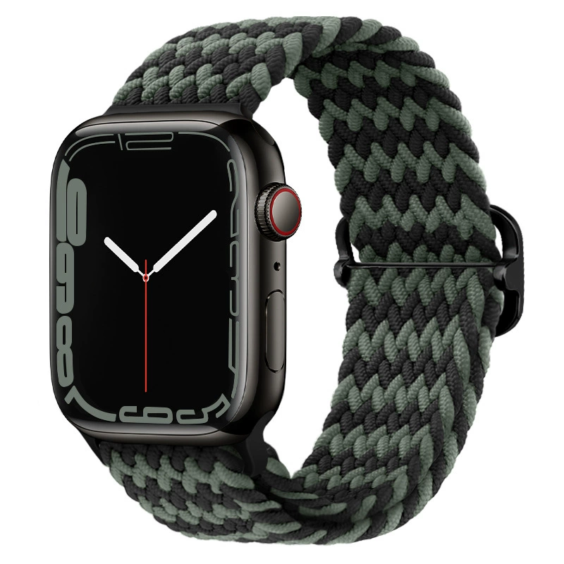 Смарт-ремешок Apple Watch подходит для Apple iWatch поколения 67891011 регулируемый нейлоновый переплетенный ремешок новый стиль