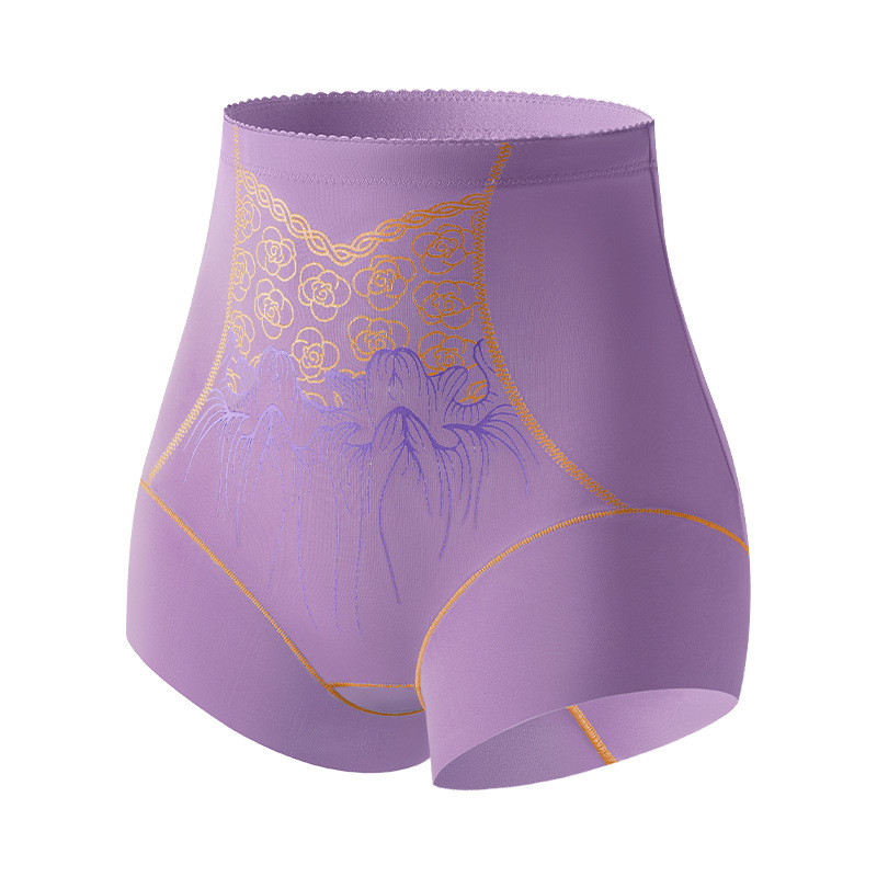 Panty Moldeador de Cintura Alta de Nailon, Control de Abdomen, Levanta Glúteos, Sin Costuras, para Uso Postparto image 5