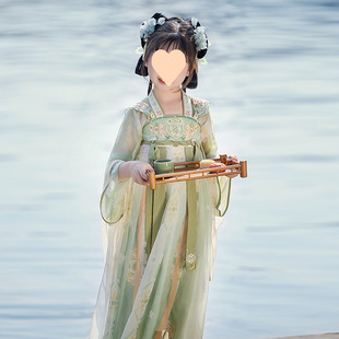 Girls' Hanfu Spring 2025 New Style for Older Girls, High-End Chinese Style Set, Summer Children's New Chinese Dress