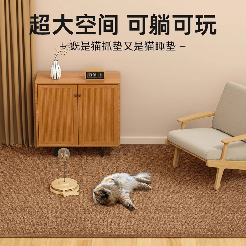 고양이 긁는 보드, 고양이 쓰레기, 모조 사이 잘삼 카펫 매트, 고양이 발톱 방지 대형, 올 시즌 보편적, 내마모성, 비 흘리기, 바닥 보호