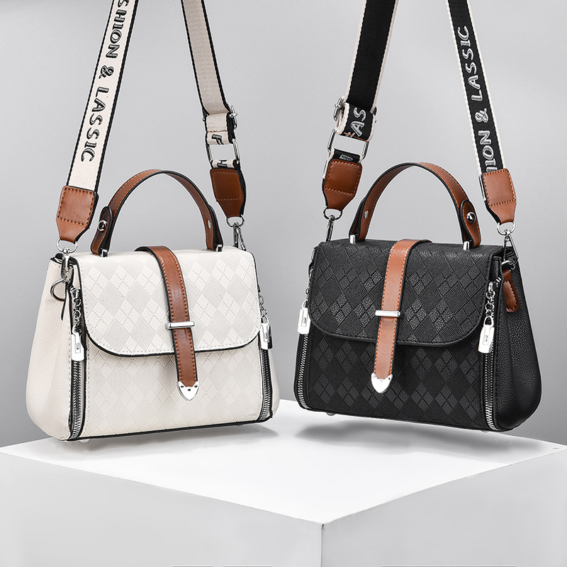 Whisky Leather Handbag - Image 1