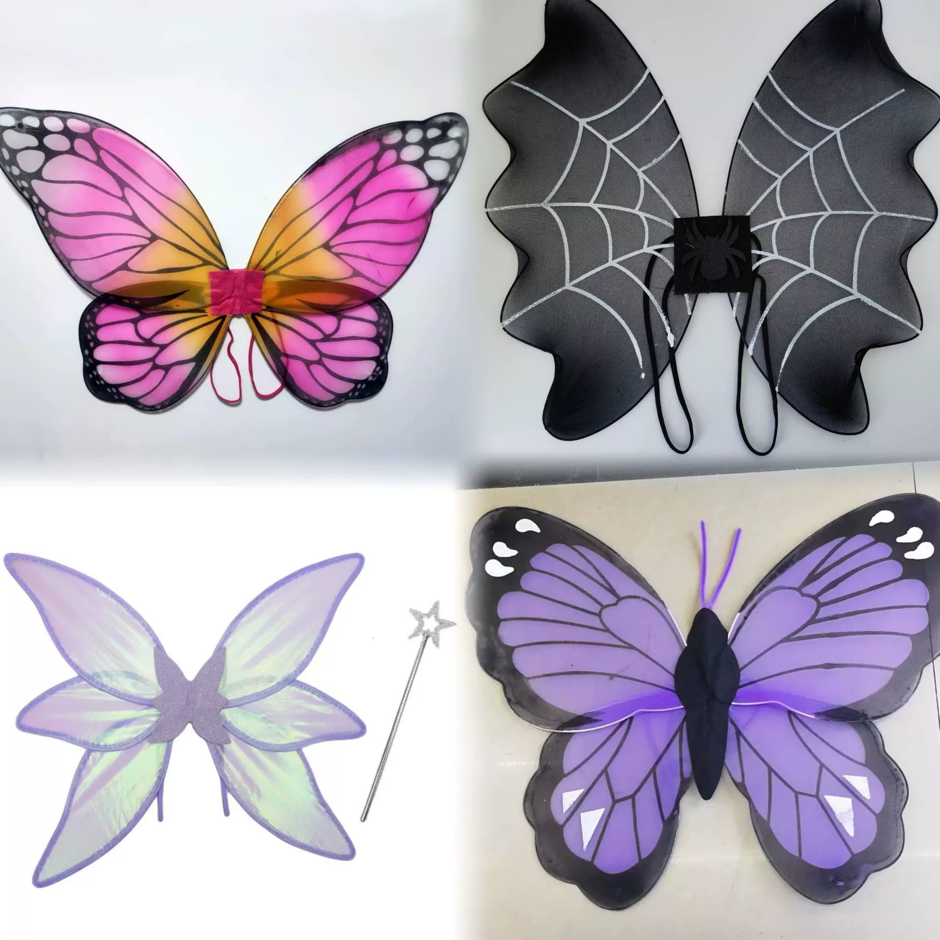 Заводское производство зеленых складных крыльев складные крылья бабочки Феи эльфа