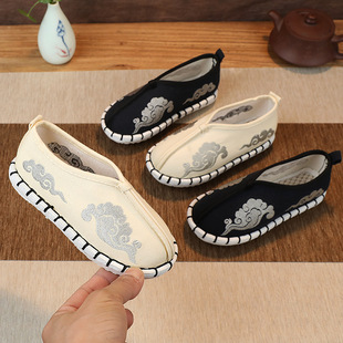 Children's Embroidered Shoes, Old Beijing Cloth Shoes, Boys' Embroidered Shoes, Dance Shoes, Hanfu Shoes, Baby Chinese Style Ethnic Shoes